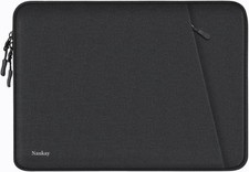 Naukay Laptop Sleeve 15 inch, Shockproof Protective Computer 15 Black picture