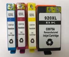 1-10per Pack Reman H920 XL BK/C/Y/M for HP printer for Officejete 6000/6500/7000 picture