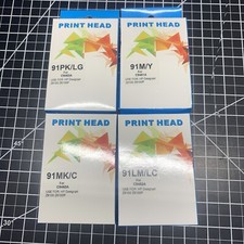 4x Compatible for HP 91 Matte printhead C9460A C9461A C9462A C9463A Z6100 picture