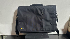 Case Logic 15 in Laptop Shoulder/Messenger Bag Padded Nylon Black Solid picture