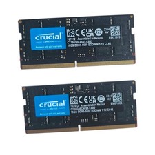 Crucial CT2K16G56C46S5 32GB DDR5 RAM Kit (2x16GB) - Black picture
