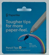 Paperlike Pencil Tips 4X for Apple Pencil 1st/2nd Gen USB-C & Pro 4 Pack New picture
