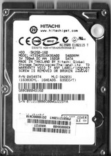 Hitachi HTS542516K9SA00 160GB Sata Hard Drive P/N: 0A54974  MLC: DA2031 picture