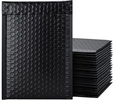 SuperPackage® 200 #5  10.5 X 15 Poly Bubble Mailers Padded Envelopes-Black picture