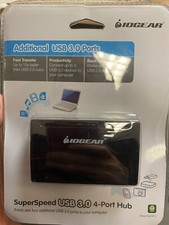 IOGEAR SuperSpeed USB 3.0 4-Port Hub GUH374 picture