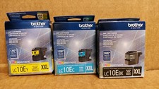 Brother Genuine **XXL** LC10EBK, LC10EC, LC10EY Super High Yield INK p picture