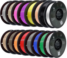 PLA 3D Printer Filament Bundle, Dimensional Accuracy +/- 0.02 Mm, 16 X 1 Kg Spoo picture