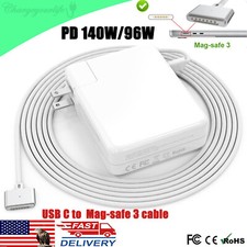 140W USB-C to Mag-3 Charger For Macbook pro 14'' 16'' later 2021 M4 M3 M2 A2452 picture