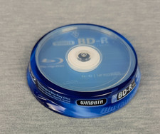 WINDATA 10 Pack Blu-Ray Recordable BD-R 25GB 1x-4x Media Spindle UmeDisc Sealed picture
