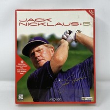 Jack Nicklaus 5 PC Game Windows 95 Big Box Sealed (B7) picture