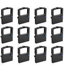 Ribbon Replacement for Okidata 12 Pack for Microline 320 321 Turbo Printers picture