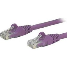 2 ft. 650MHz PoE Snaggles Patch Cord CAT6 Ethernet Cable - Purple #N6PATCH2PL picture
