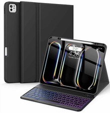 Soke Keyboard Folio for Apple iPad Pro 13in M4 2024/M5 2025 Backlit Black picture