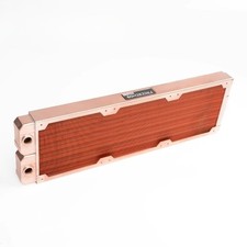 compatible FREEZEMOD 360mm All-red Copper Computer Water Cooling Row 7mm G1/4*2 picture