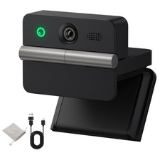Meet Flip 4K Webcam for Laptop, Foldable Web Cam 1/2