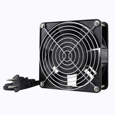 High Airflow AC 12038 120mm x 38mm 110V 120V Dual Ball Metal Cooling Fan NEW picture