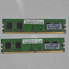 Samsung 512MB (2x256MB) DDR2 DIMM PC2-5300U 240-Pin Unbuffered M378T3354CZ3-CE6 picture