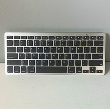 Wireless Bluetooth Slim Keyboard Silver English QWERTY Standard Layout picture
