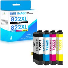 4x 822XL T822XL Ink Cartridge Compatible For Epson WorkForce Pro WF-3820 WF-4833 picture