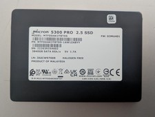 Micron 5300 PRO 3.84TB 2.5in SATA III 6Gb/s SSD MTFDDAK3T8TDS-1AW1ZABYY 99% picture