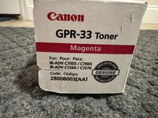 NEW Genuine Canon GPR-33 Magenta Toner Cartridge 2800B003 picture