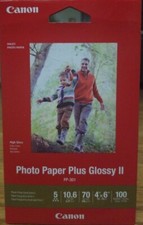 *NEW* Canon- Photo Paper Plus Glossy II- 100 Sheets- 4 x 6