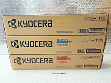 Kyocera TK-5207 Toner CMY Color Set (3) OEM NEW Sealed TK-5207C TK-5207M 