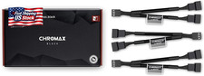 Noctua NA-SYC1 Chromax.Black, Two-Way PC Fan Splitter 3-Pack picture