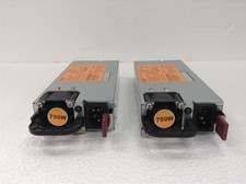Lot of 2 HP DPS-750RB A HSTNS-PD15 750W Server Power Supply WORKS  picture
