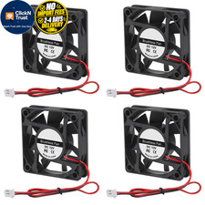 4Pcs 60mm x x15mm Brushless Cooling Fan - 6015 DC 12V 4pcs 6015 12v picture