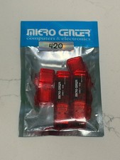 Lot of 2 Micro Center 16GB USB 3.1 Flash Drives Red Thumb Drives picture
