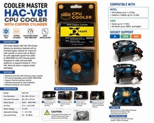 Cooler Master HAC-V81 CPU Cooler With Copper Cylinder Socket A 370 462 New  picture