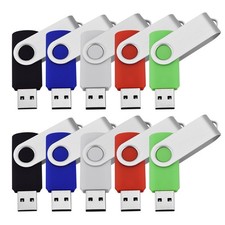 Kootion 5/10 Pack USB 2.0 1-64GB Metal Anti-Skid Flash Drives Mixed Color  LOT picture