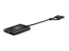 Club 3D Multi Stream Transport Hub USB 3.2 Type C > 2x DisplayPort CSV-1478 picture