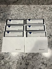 Vintage 1991 Microsoft MS-DOS 5 Upgrade Complete 6-Disk 5.25