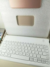 IVSO Wireless Keyboard Folding Case For iPad PRO 12.9 2018, Rose Gold, White picture
