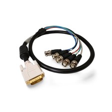 DVI-A to 5-BNC Cable Ferrite 3FT Black picture