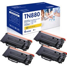 4PK TN 880 Toner Compatible With Brother TN880 HL-L6250DW L6200DW L6200DWT picture