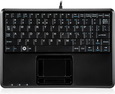 PERIBOARD-510H Plus, Wired Super Mini USB Touchpad Keyboard, X Type Scissor Keys picture