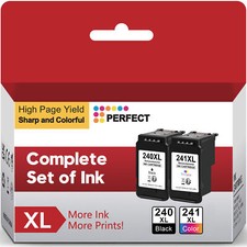 PG-240XL CL-241XL Ink Cartridges for Canon 240 241 Ink Combo PIXMA MG3600 MG3620 picture