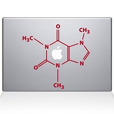 The Decal Guru 1195-MAC-13P-DR The Molecular Structure of Coffee MacBook Pro picture