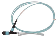 Pack of 2 US Conec Fiber Optic cable MTP24/PIN to MTP24 OM3 Fiber Breakout Cable picture