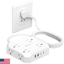 2 Prong Power Strip Wrxdmc 2 Prong To 3 Prong Outlet Adapter 1400J Two Prong picture