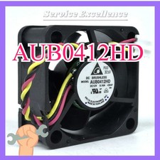 One Delta AUB0412HD 4cm DC 12V Computer Chassis Power Cooling Fan 0.16A 3-Pin picture