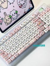Cartoon Chiikawa Keycaps 131 Keys PBT Keycaps for Mechanical Keyboard Full Set  picture