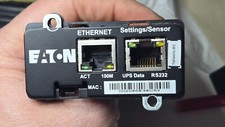 Eaton 710-00255-08  UPS /Ethernet / RS232 Network Card / Module /w Connetors picture