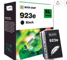 XLHippo manufactured 923e Ink with Chip for HP 923 923e OfficeJet black picture