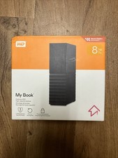 WD My Book 8TB Desktop HDD External Hard Drive USB 3.0 Model WDBBGB0080HBK-NEWM picture