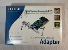 NEW D-Link DFE-530TX+ Fast Ethernet PCI Network Card Rev D2 Factory Sealed NOS picture