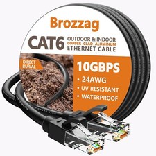 LOT OF 5 - Ethernet Cables for Cat 5e/Cat6, 10Ft 15Ft 20Ft 25Ft 30Ft 40Ft 50Ft 7 picture